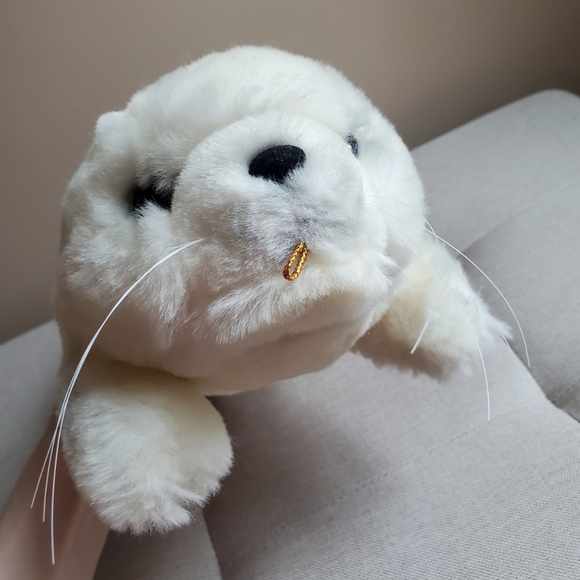 Vintage 1995 set of 2 Soft Classics Toys R US plush stuffed animals elephant - Picture 3 of 5